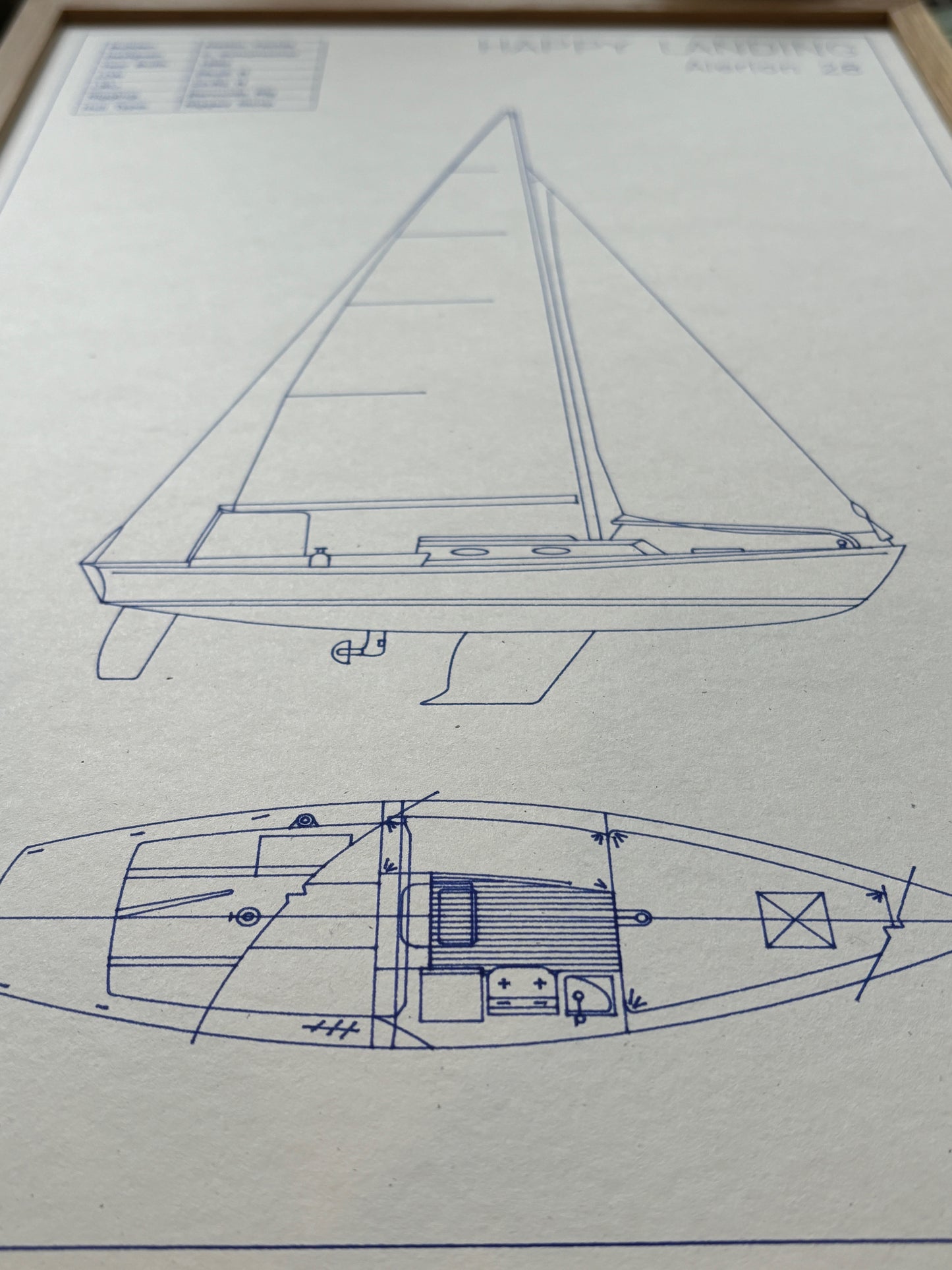 Custom Sailboat Blueprint