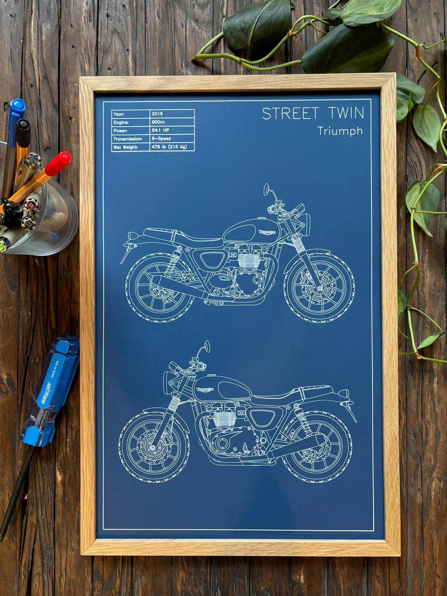 Custom Motorcycle Blueprint