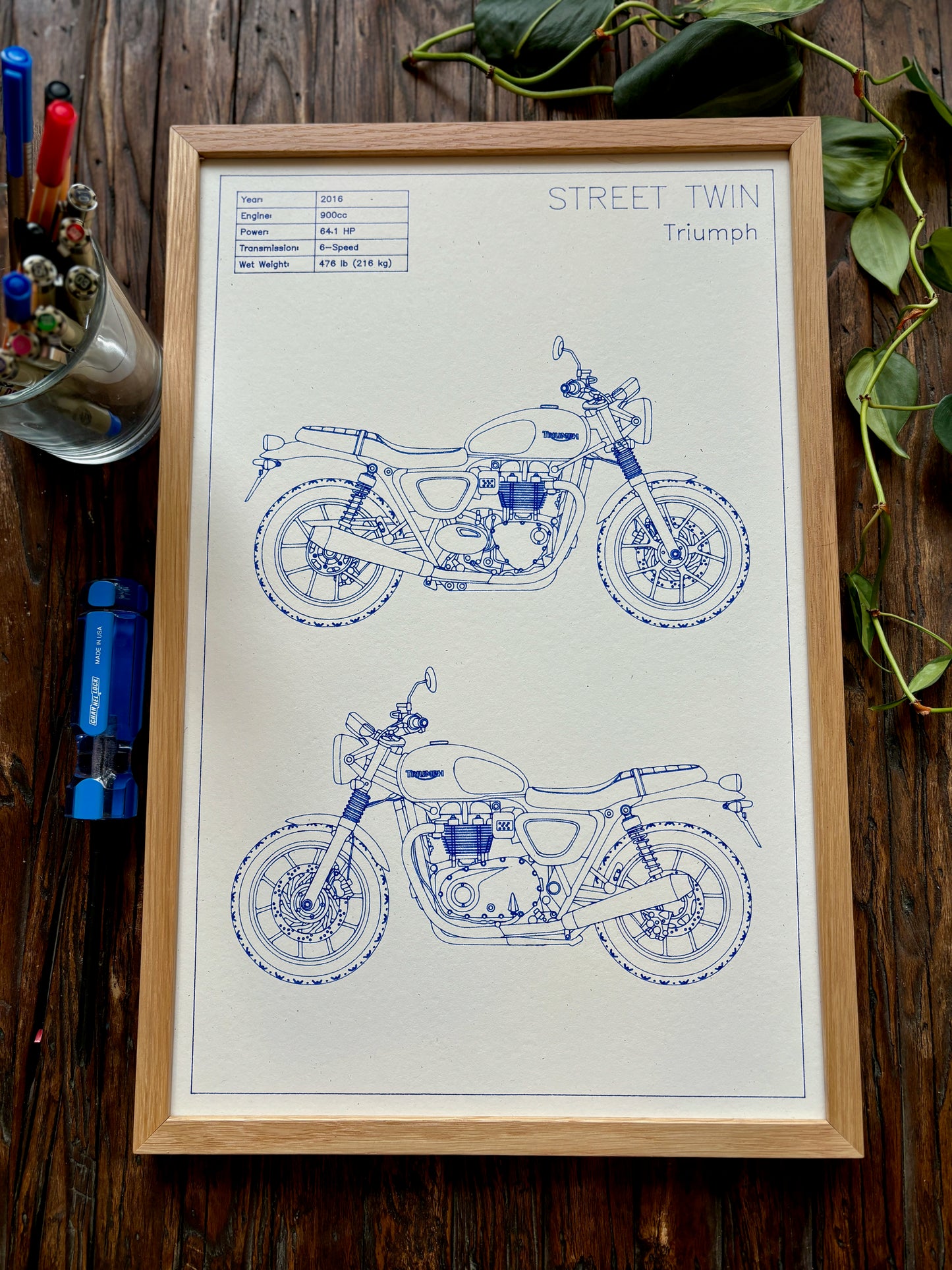 Custom Motorcycle Blueprint