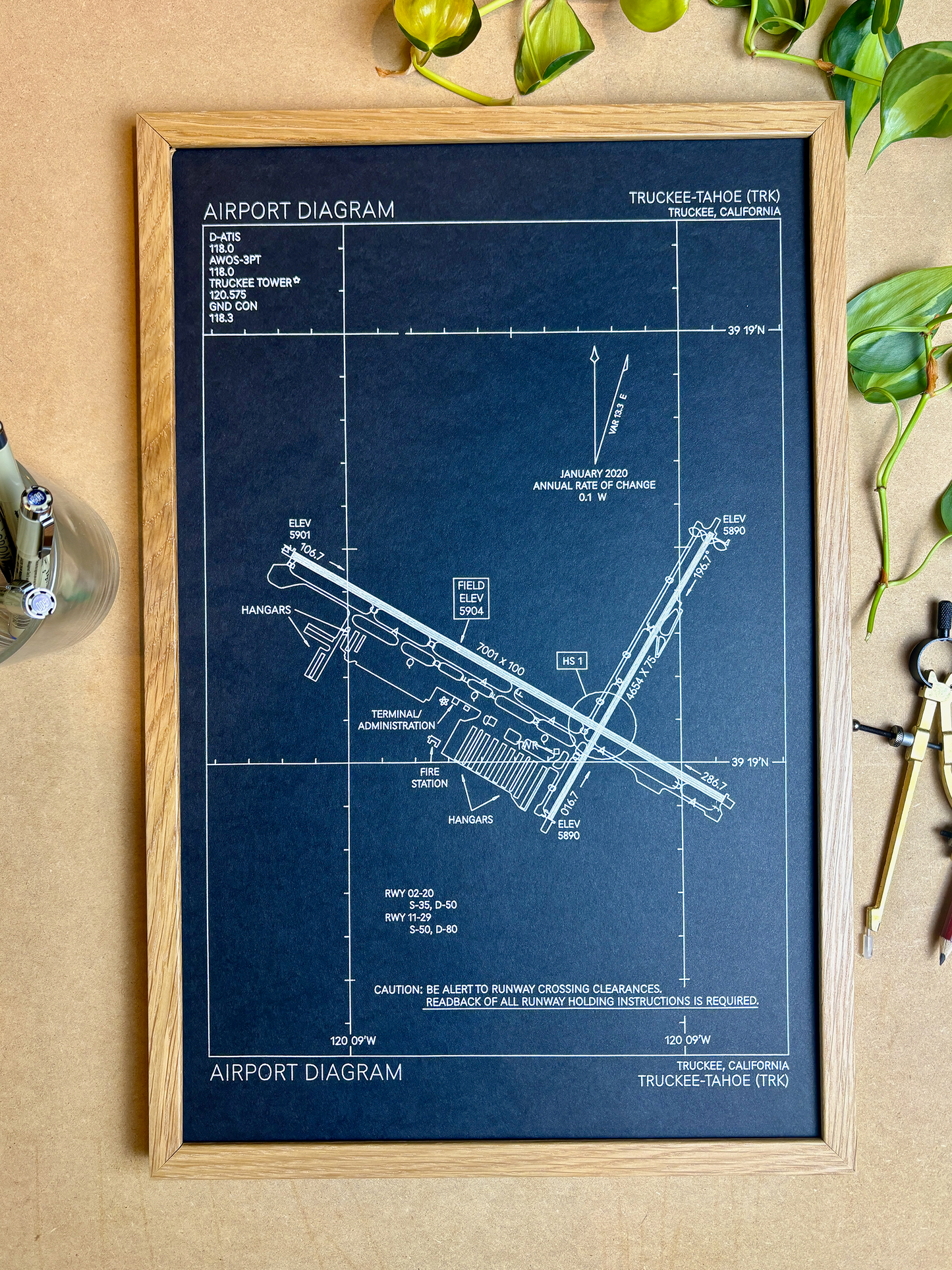 Airport Diagrams Blueprint Art