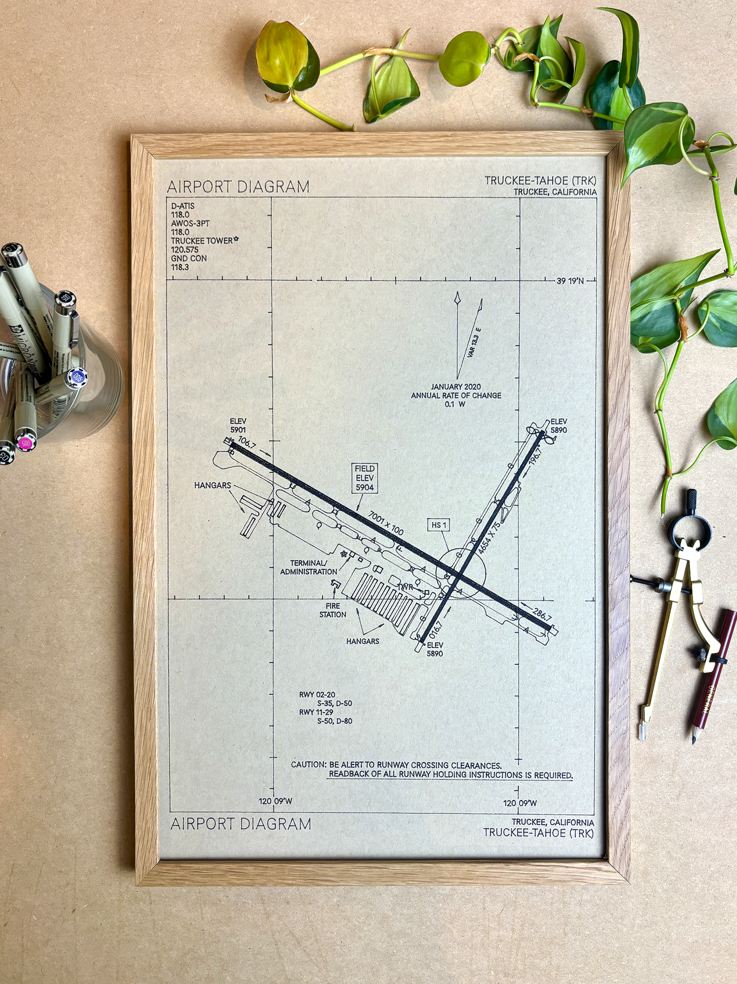 Airport Diagrams Blueprint Art