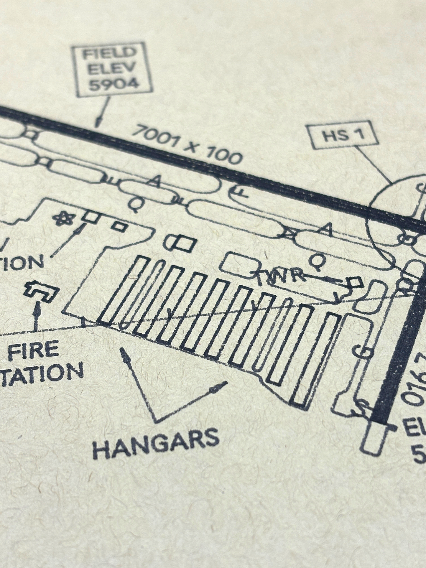 Airport Diagrams Blueprint Art