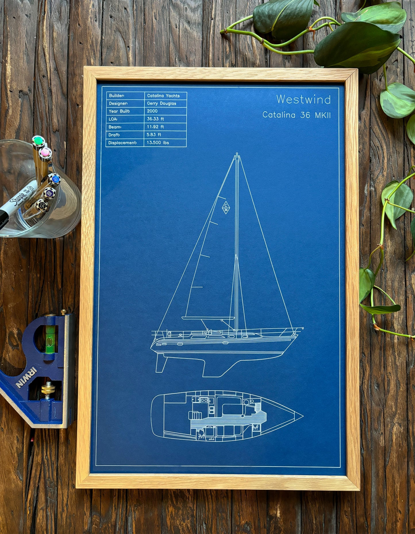 Custom Sailboat Blueprint