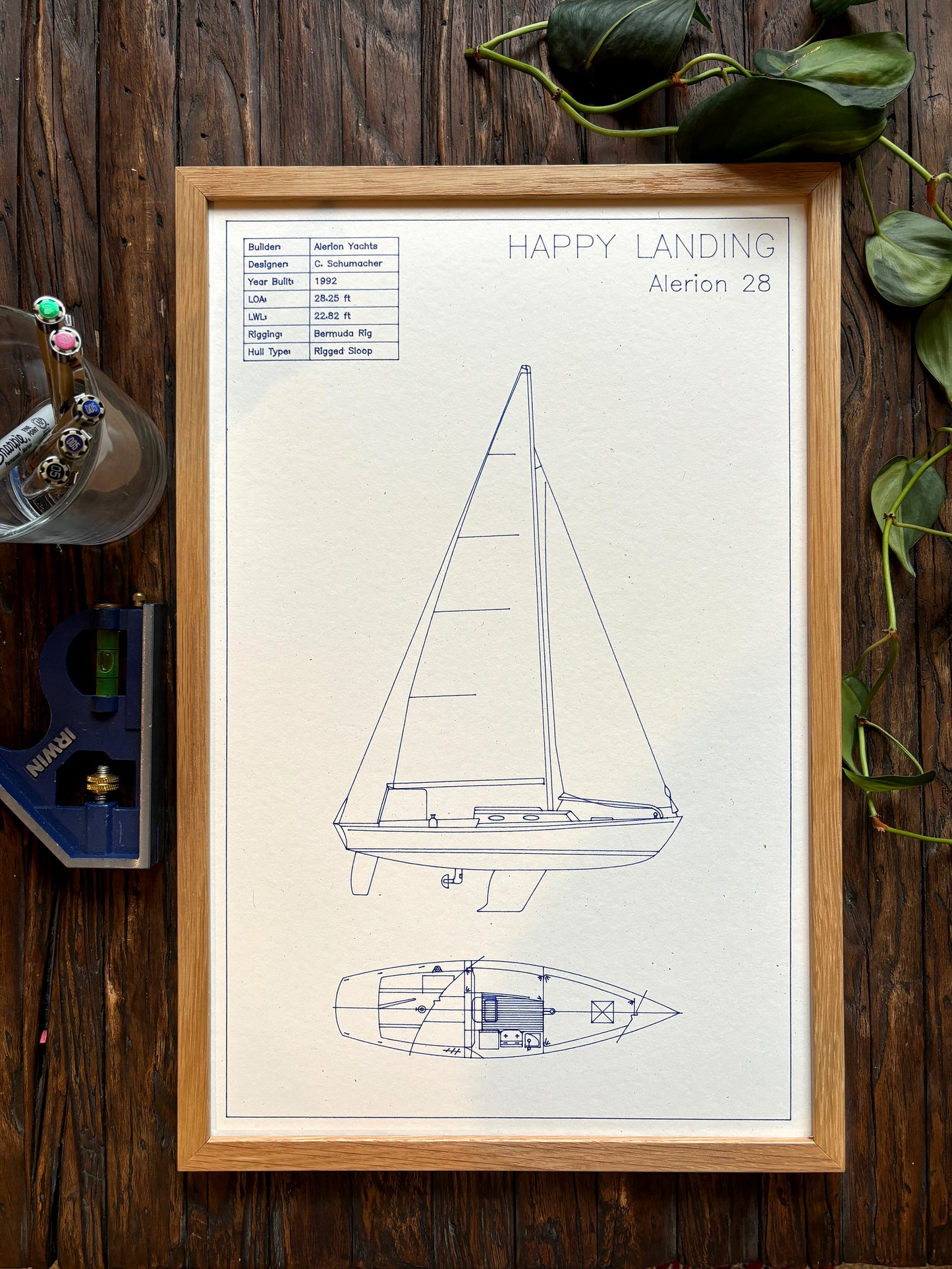 Custom Sailboat Blueprint