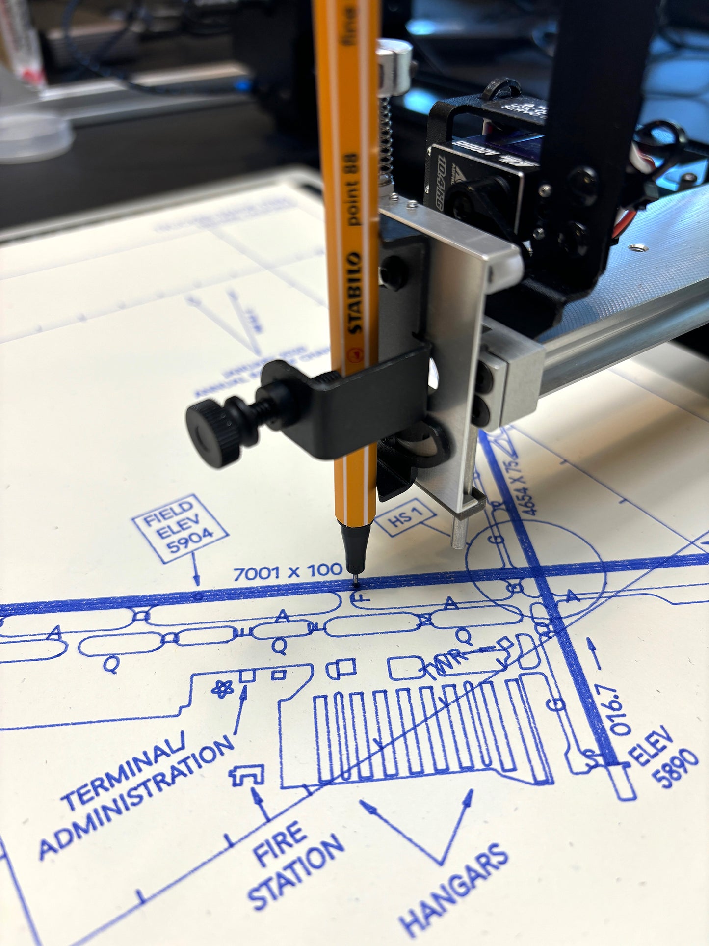 Airport Diagrams Blueprint Art